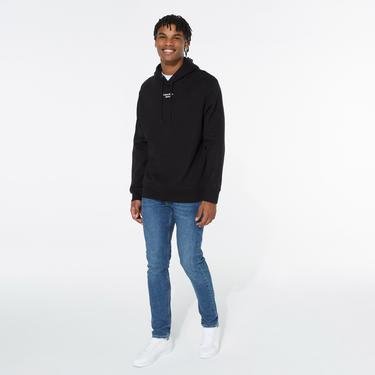  Calvin Klein Stacked Logo Erkek Siyah Sweatshirt