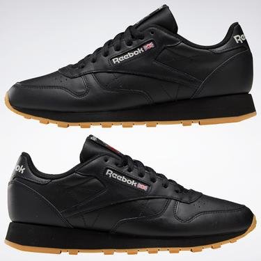  Reebok Classic Leather Unisex Siyah Spor Ayakkabı
