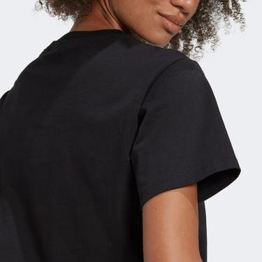  adidas Logo Kadın Siyah T-Shirt