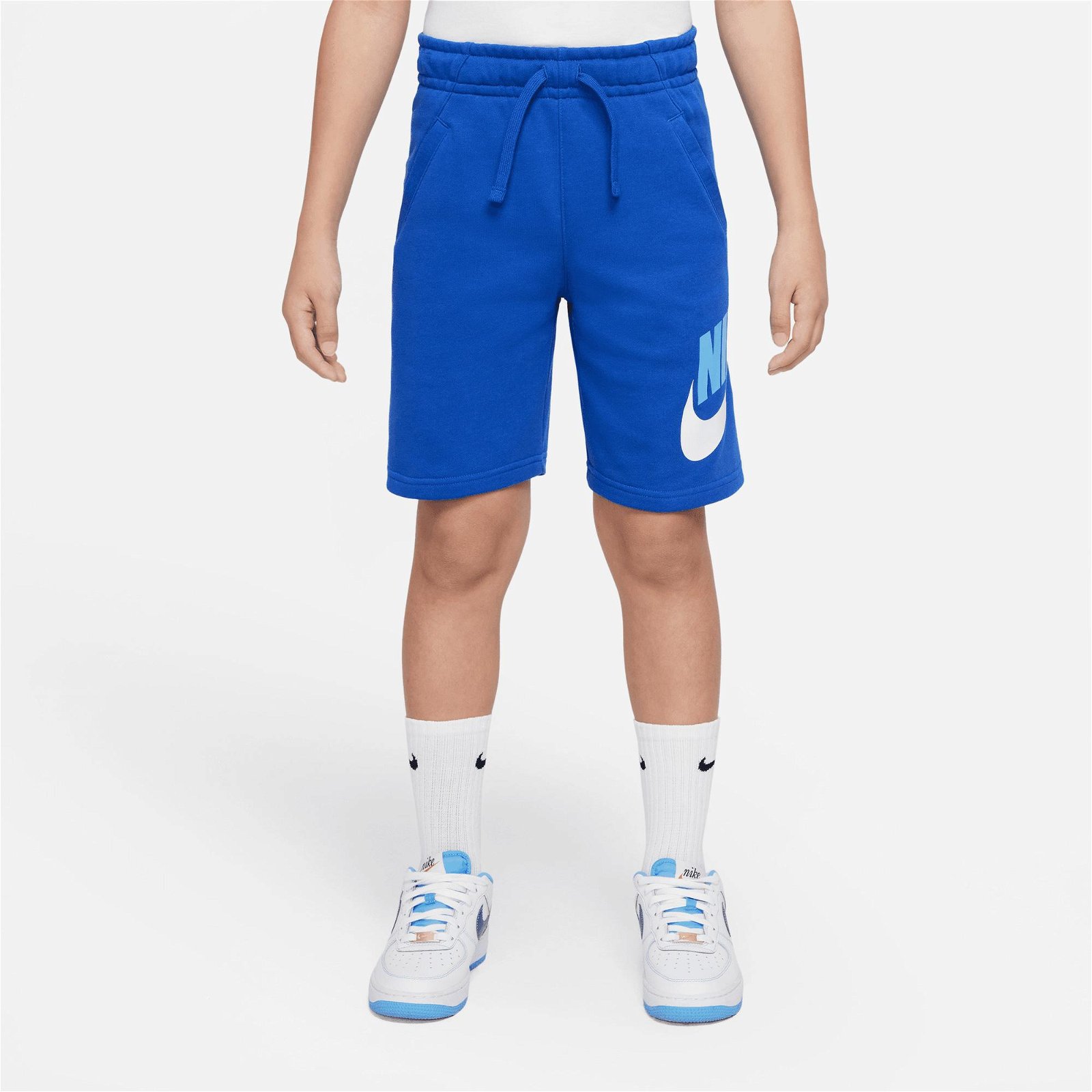 Nike Sportswear Club + Hbr Ft Çocuk Mavi Şort