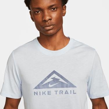  Nike Dri-FIT Trail Erkek Mavi T-Shirt