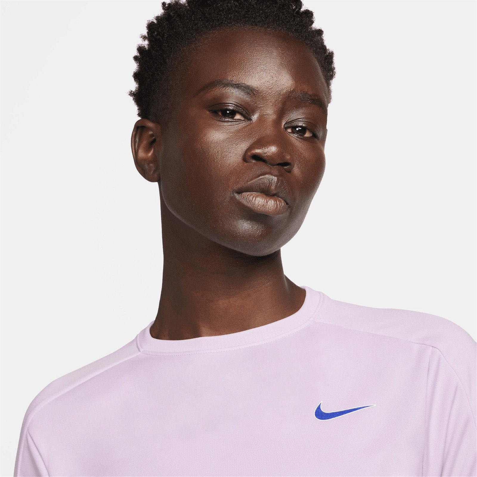 Nike Dri-FIT Swoosh Run Pacer Midlayer Kadın Mor Sweatshirt