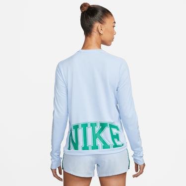  Nike Dri-FIT Swoosh Run Pacer Midlayer Kadın Mavi Sweatshirt