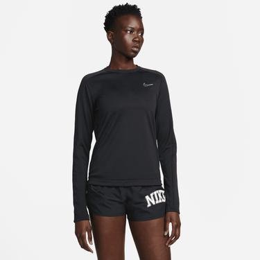  Nike Dri-FIT Swoosh Run Pacer Midlayer Kadın Siyah Sweatshirt