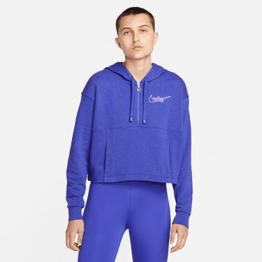  Nike Dri-FIT Gt Ft Gx Hz Hoodie Kadın Mavi Sweatshirt