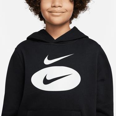 Nike Sportswear Core Hbr Po Hoody Çocuk Siyah Sweatshirt