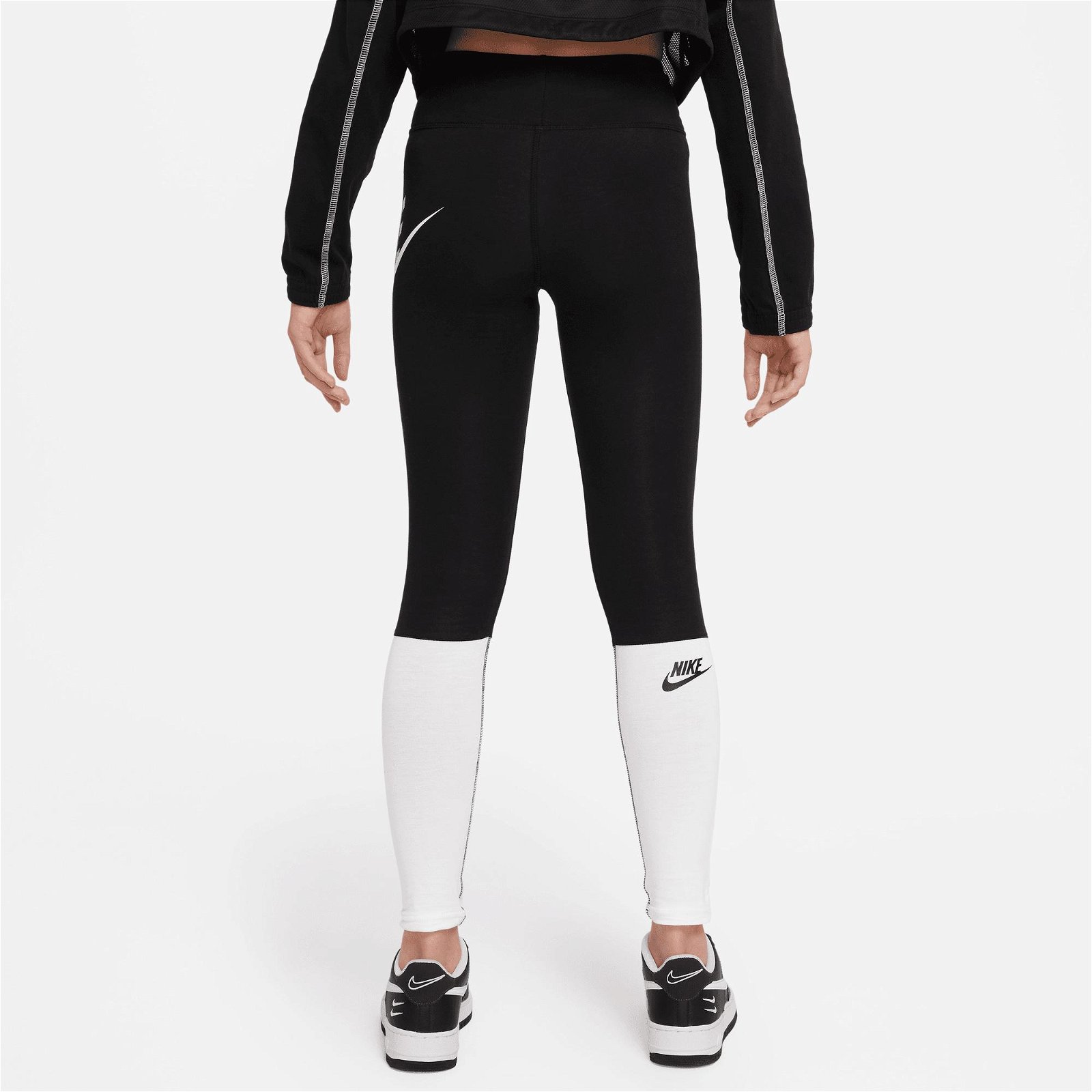 Nike Sportswear Favorites Gx Hw Legging Çocuk Siyah Tayt
