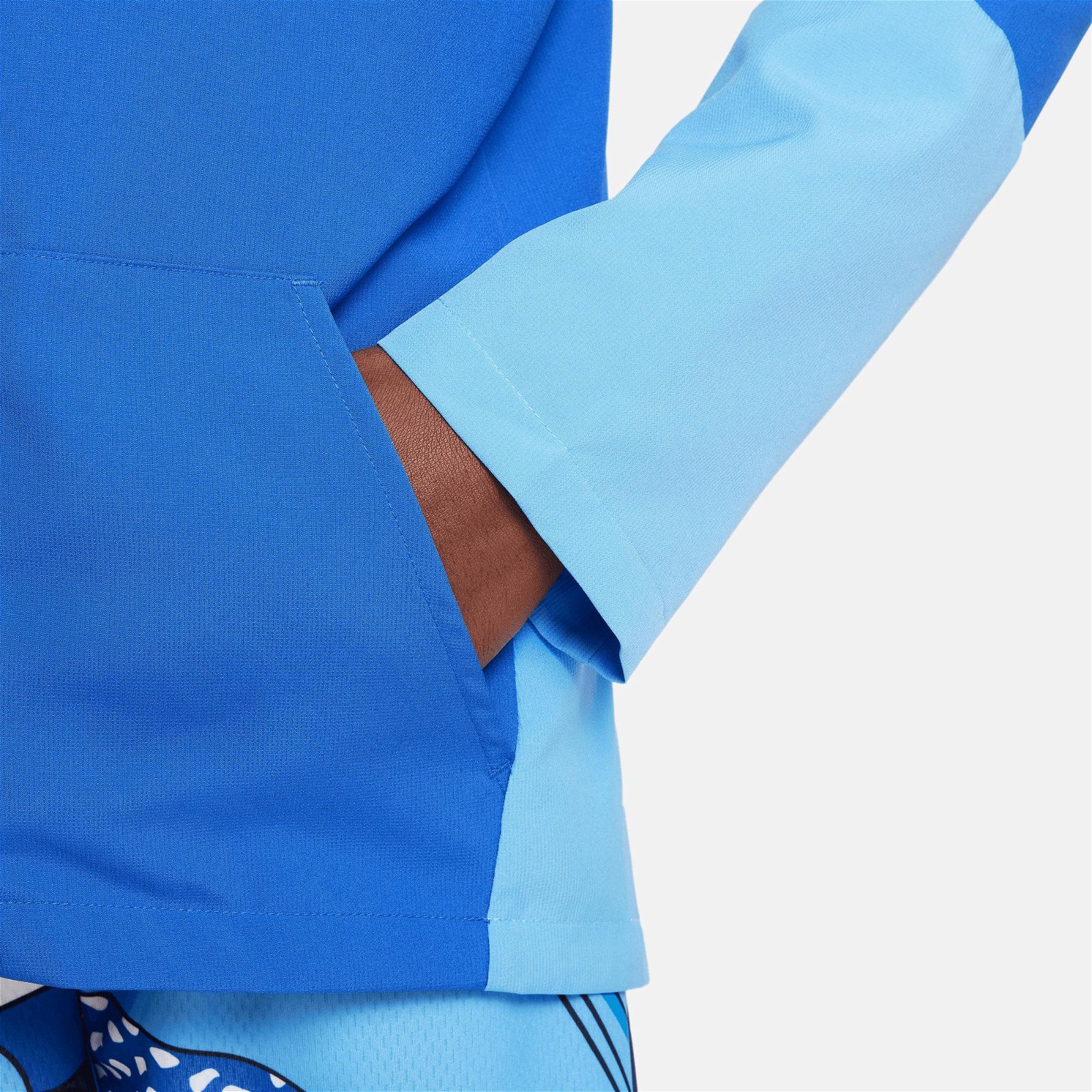 Nike Dri-FIT Woven Çocuk Mavi Ceket