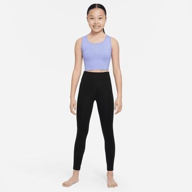  Nike Yoga Dri-FIT Tank Çocuk Mavi Kolsuz T-Shirt