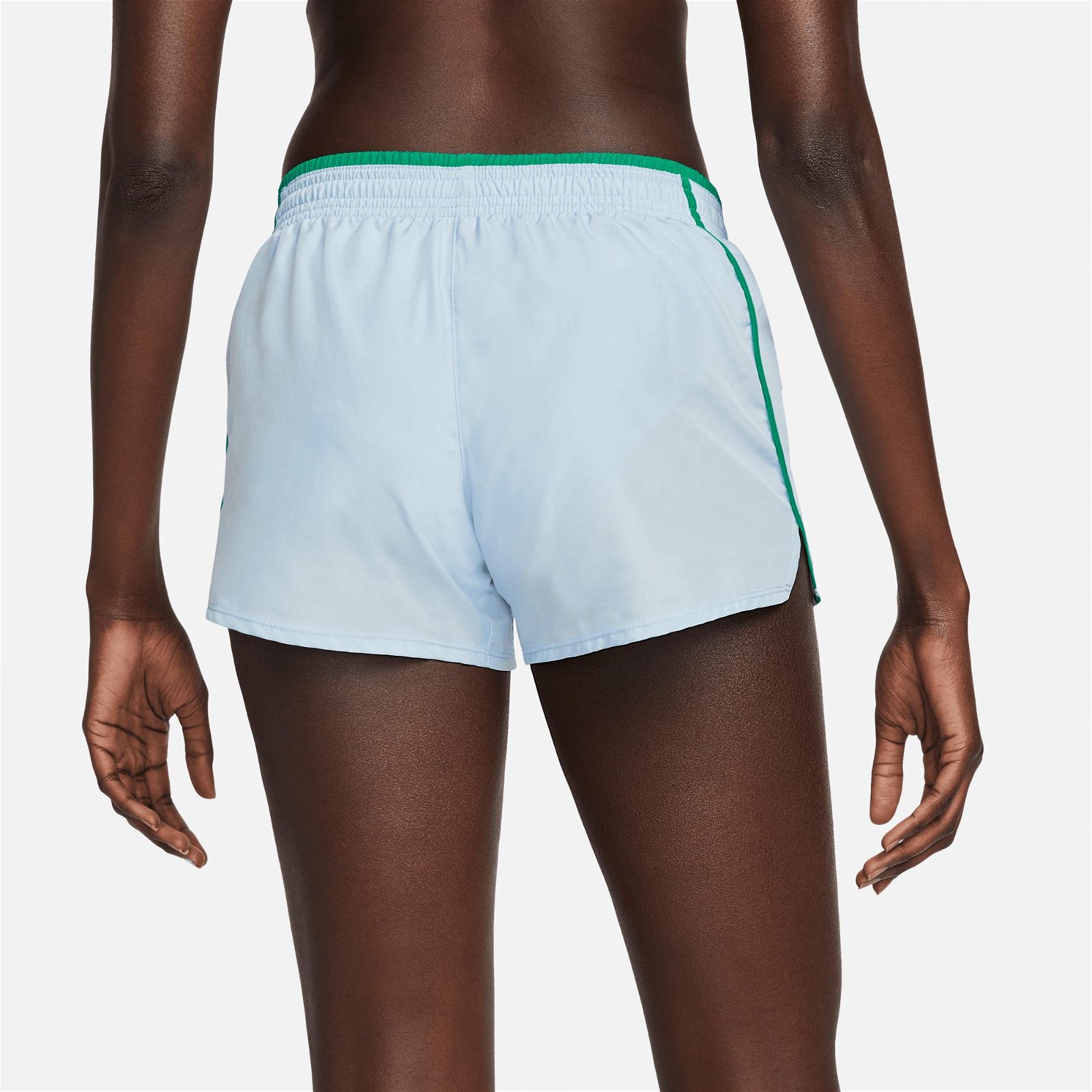 Nike Dri-FIT Swoosh Run 10K Kadın Mavi Şort