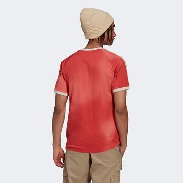  adidas Graphics Mellow Ride Club 3-Stripes Erkek Kırmızı T-Shirt