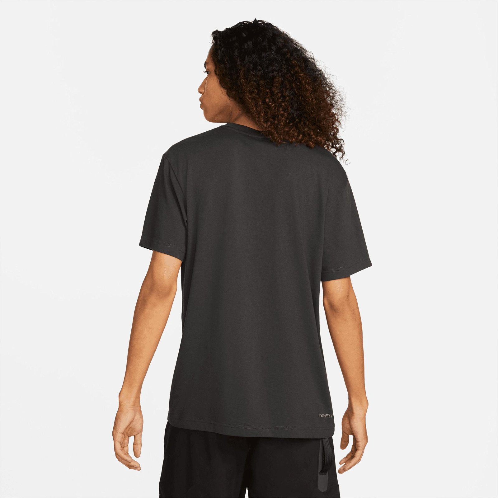 Nike Sportswear Dri-Fit Top Erkek Gri T-Shirt