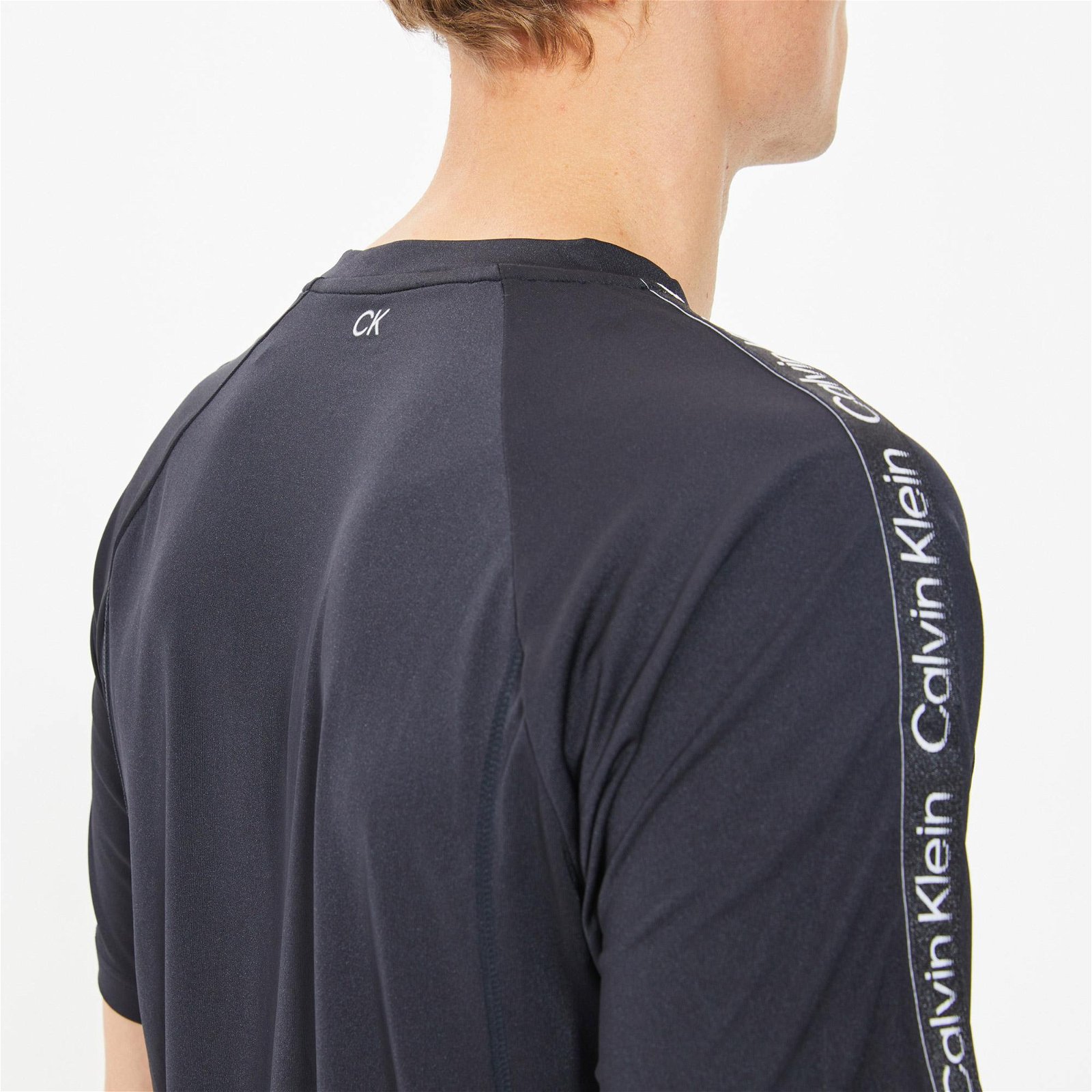Calvin Klein Erkek Siyah Bisiklet Yaka T-Shirt