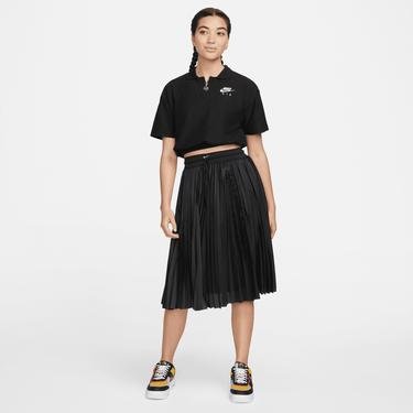  Nike Sportswear Air Pique Polo Kadın Siyah T-Shirt