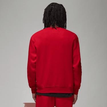  Jordan Essential Fleece Crew Erkek Kırmızı Sweatshirt