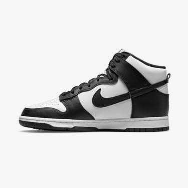  Nike Dunk Hi Retro Beyaz/Siyah Spor Ayakkabı