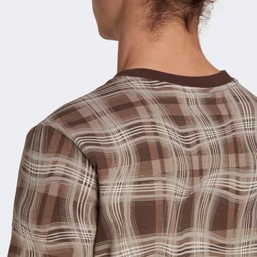  adidas Reveal Allover Print Erkek Kahverengi T-Shirt