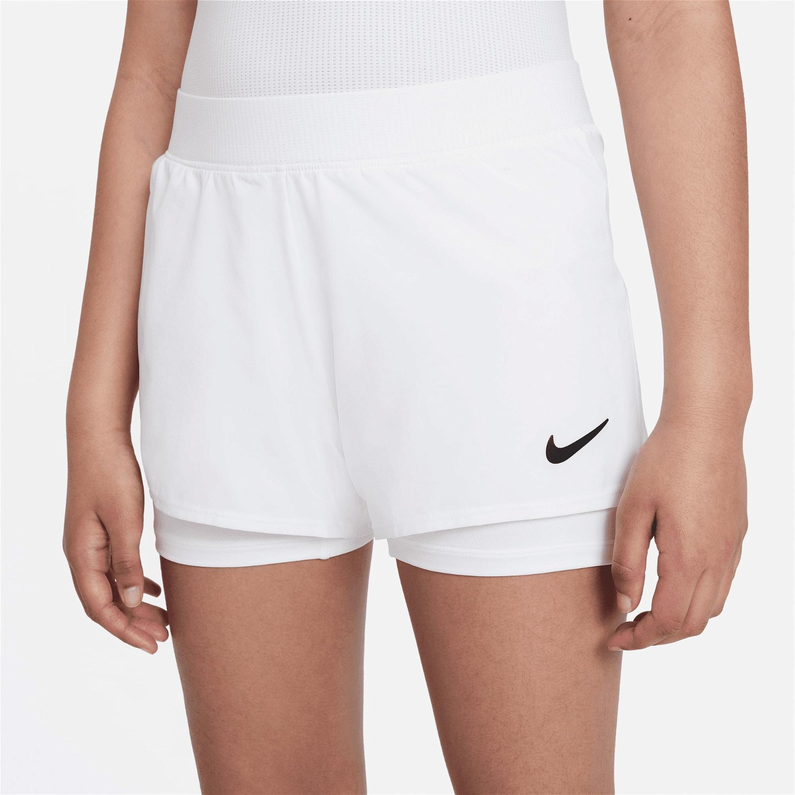 Nike Court Dri-FIT Victory Çocuk Beyaz Şort