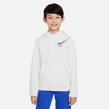  Nike Sportswear Sos Fleece Po Hoodie Bb Çocuk Beyaz Sweatshirt