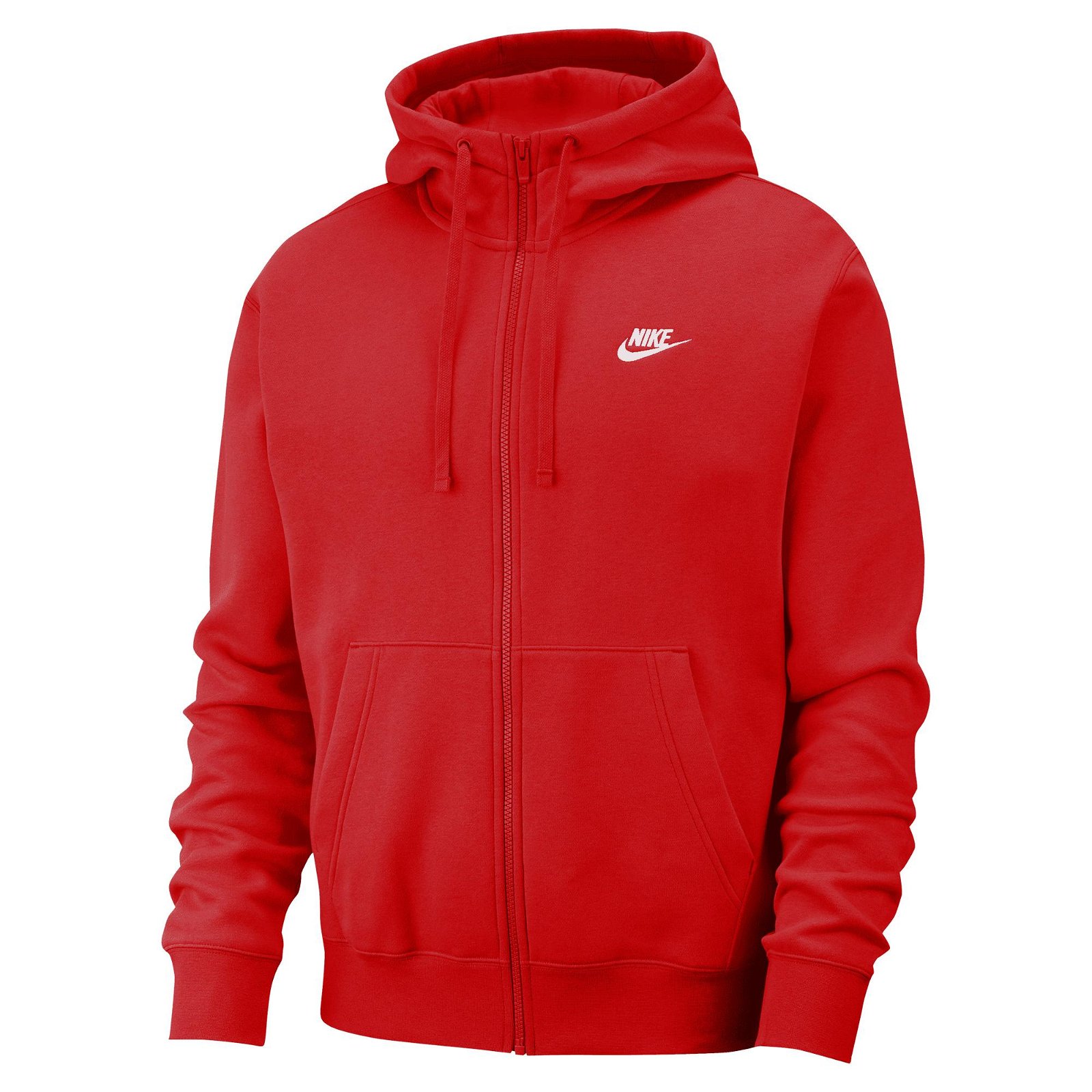 Nike Sportswear Club Erkek Kırmızı Kapüşonlu Sweatshirt