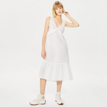  Vero Moda Viola Kadın Beyaz Uzun Elbise