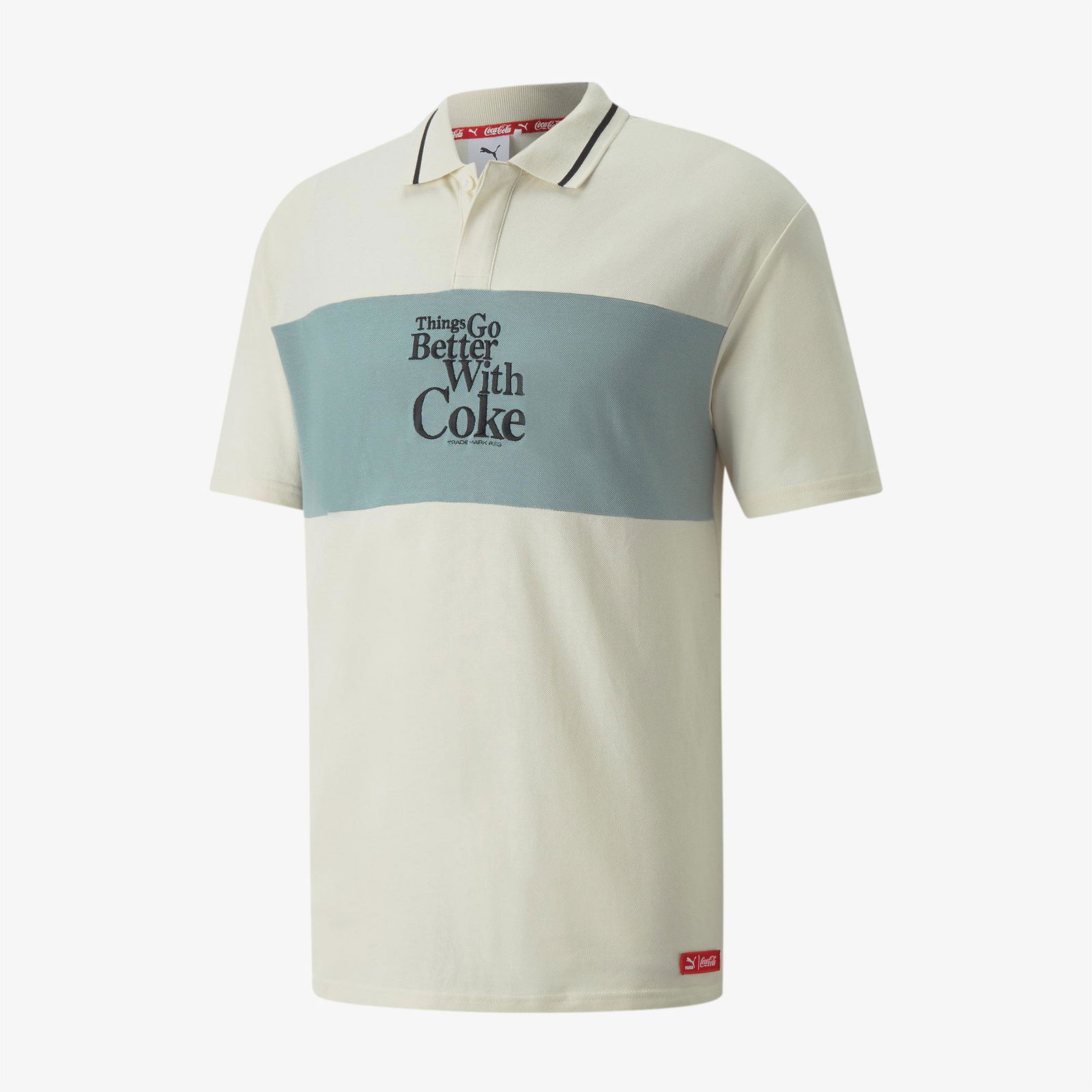 Puma X Coca Cola Relaxed Erkek Krem Rengi Polo