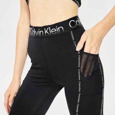  Calvin Klein Woven Knit Kadın Siyah Şort