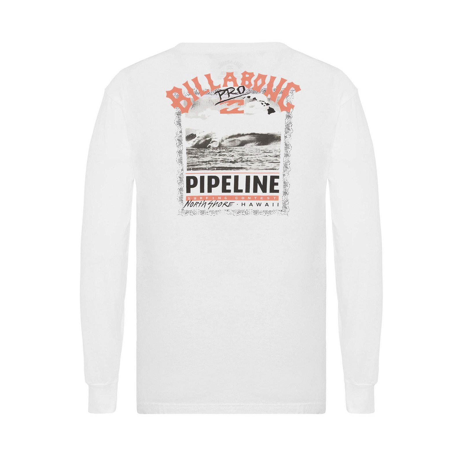 Billabong Pipeline Poster Long Sleeve Erkek Tişört