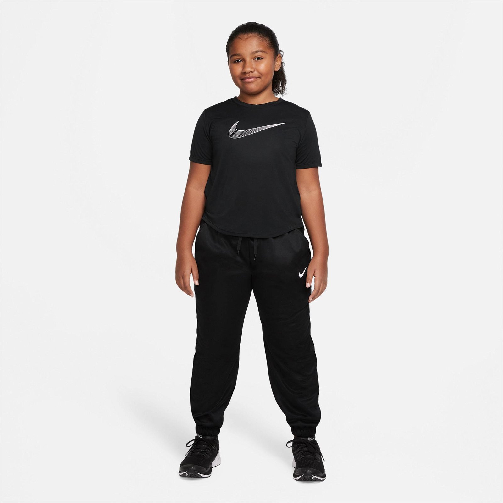 Nike Dri-Fıt One Top Gx Çocuk Siyah T-Shirt