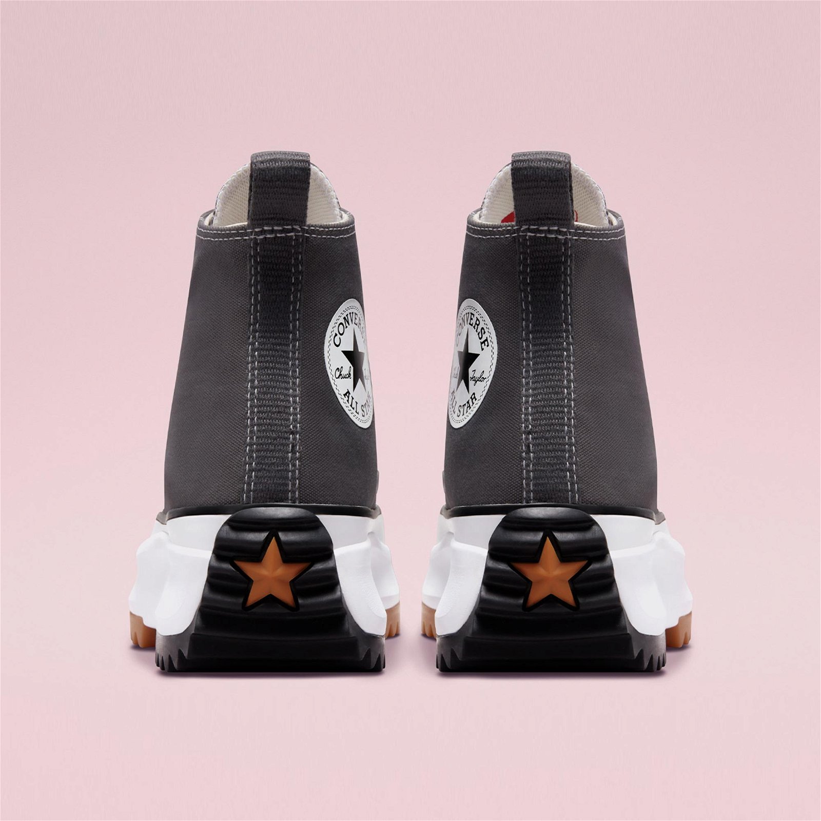 Converse Platform Run Star Hike Canvas Platform Unisex Gri Sneaker