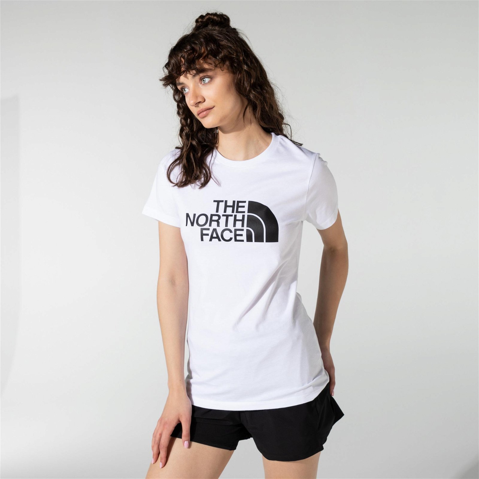 The North Face Easy Kadın Beyaz T-Shirt