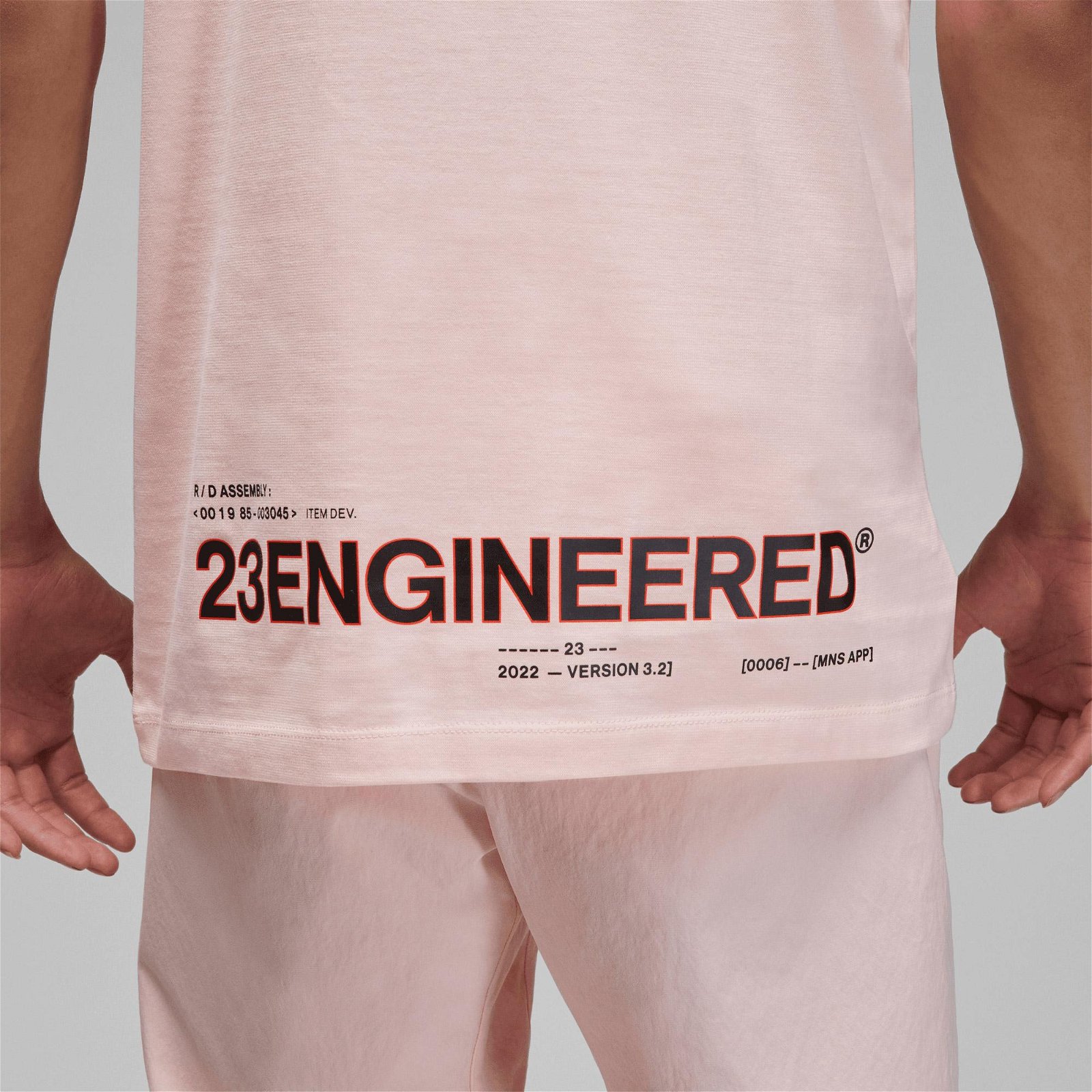 Jordan 23E Crew Erkek Pembe T-Shirt