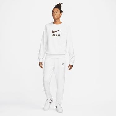  Nike Sportswear Air Ft Crew Erkek Beyaz Sweatshirt