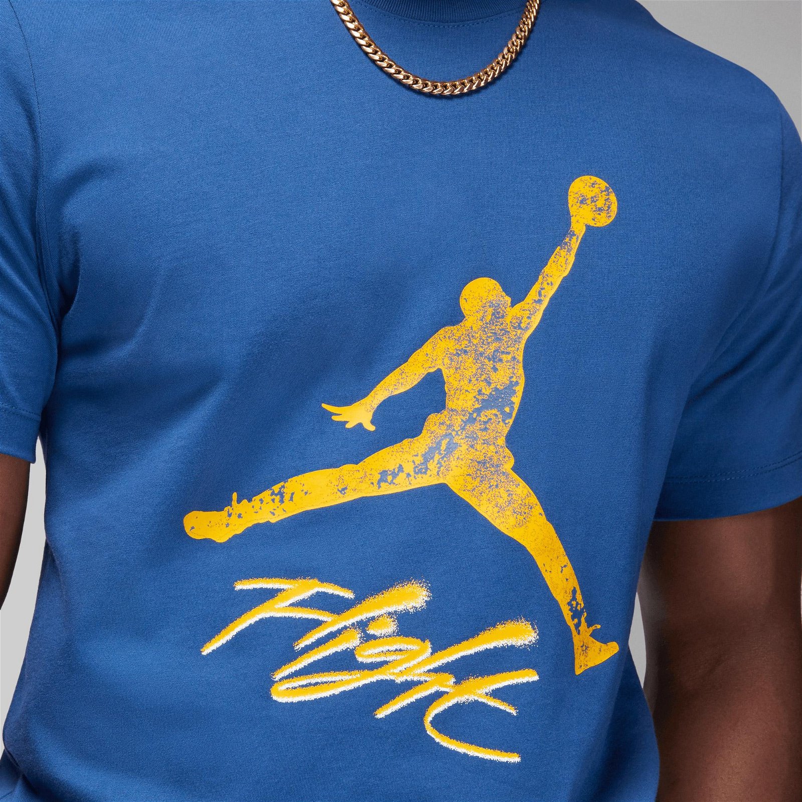 Jordan  Essential Jumpman  Crew Erkek Mavi T-Shirt