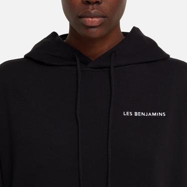  Les Benjamins Core Erkek Siyah Hoodie Sweatshirt
