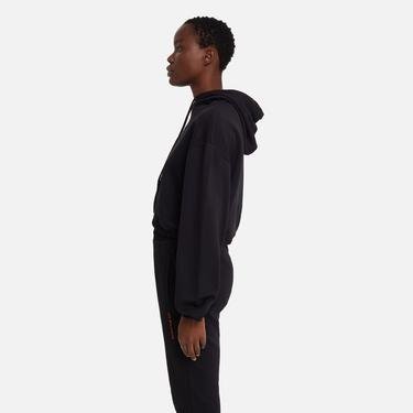  Les Benjamins Core Kadın Siyah Hoodie Sweatshirt