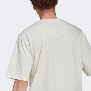  adidas Oversized Erkek Beyaz T-Shirt