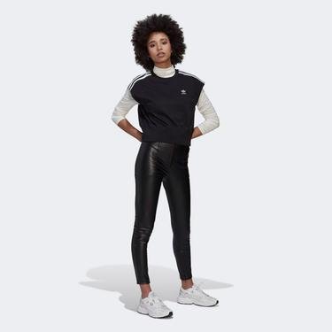  adidas Adicolor Classics Waist Cinch Kadın Siyah T-Shirt