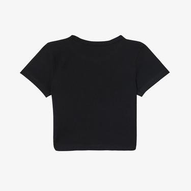  Calvin Klein Monogram Badge Rib Çocuk Siyah T-Shirt