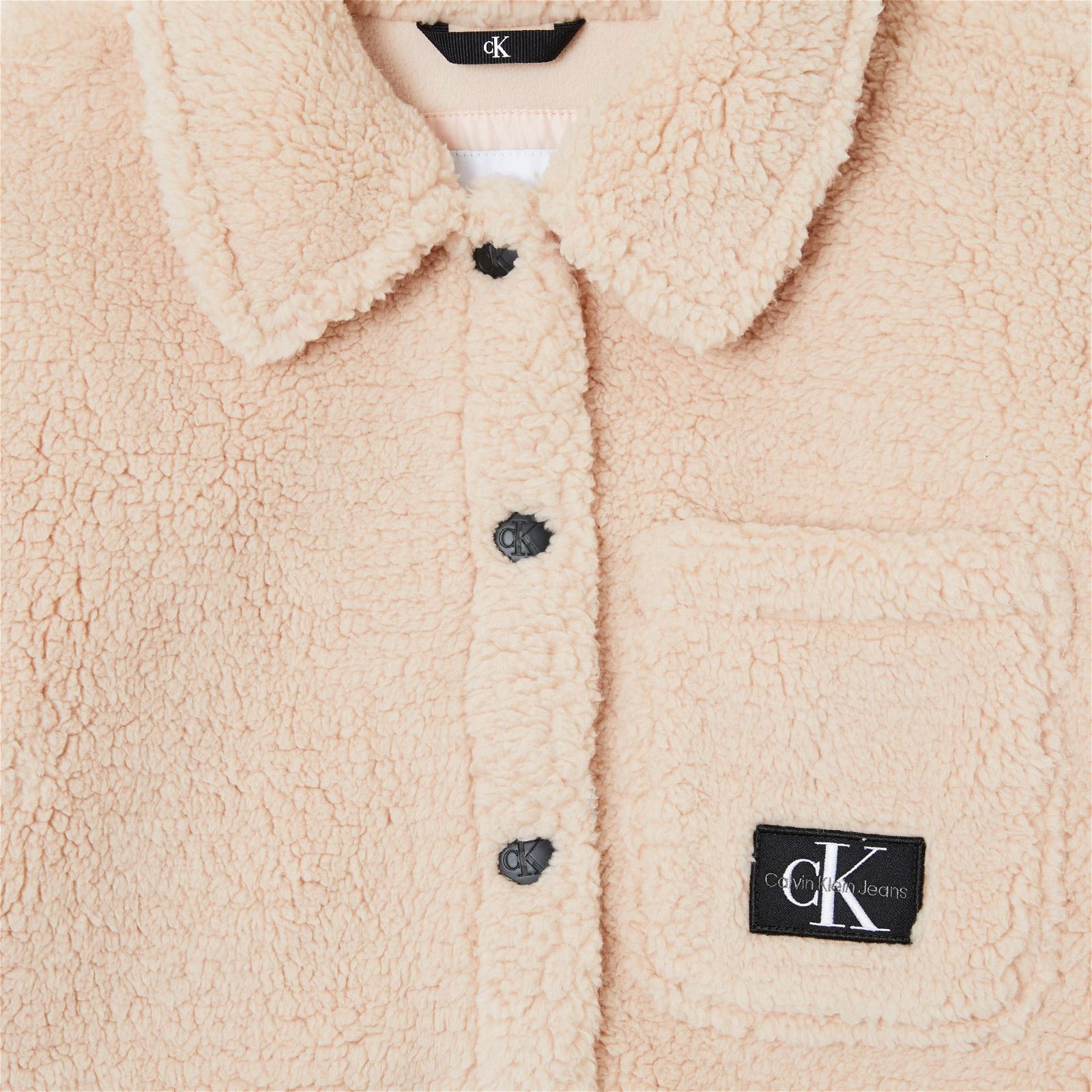 Calvin Klein Monogram Fur Çocuk Pembe Ceket
