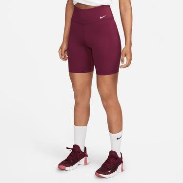  Nike One Dri-Fit Mid-rise 7In Kadın Kırmızı Kısa Tayt