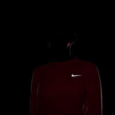  Nike Dri-Fit Pacer Crew Kadın Kırmızı T-Shirt