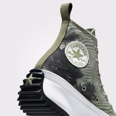  Converse Platform Run Star Hike Desert Rave Platform Kadın Yeşil Sneaker