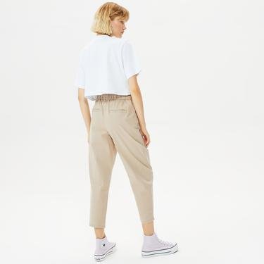  Vero Moda Evany Yüksek Bel Loose Ankle Kadın Yeşil Pantolon