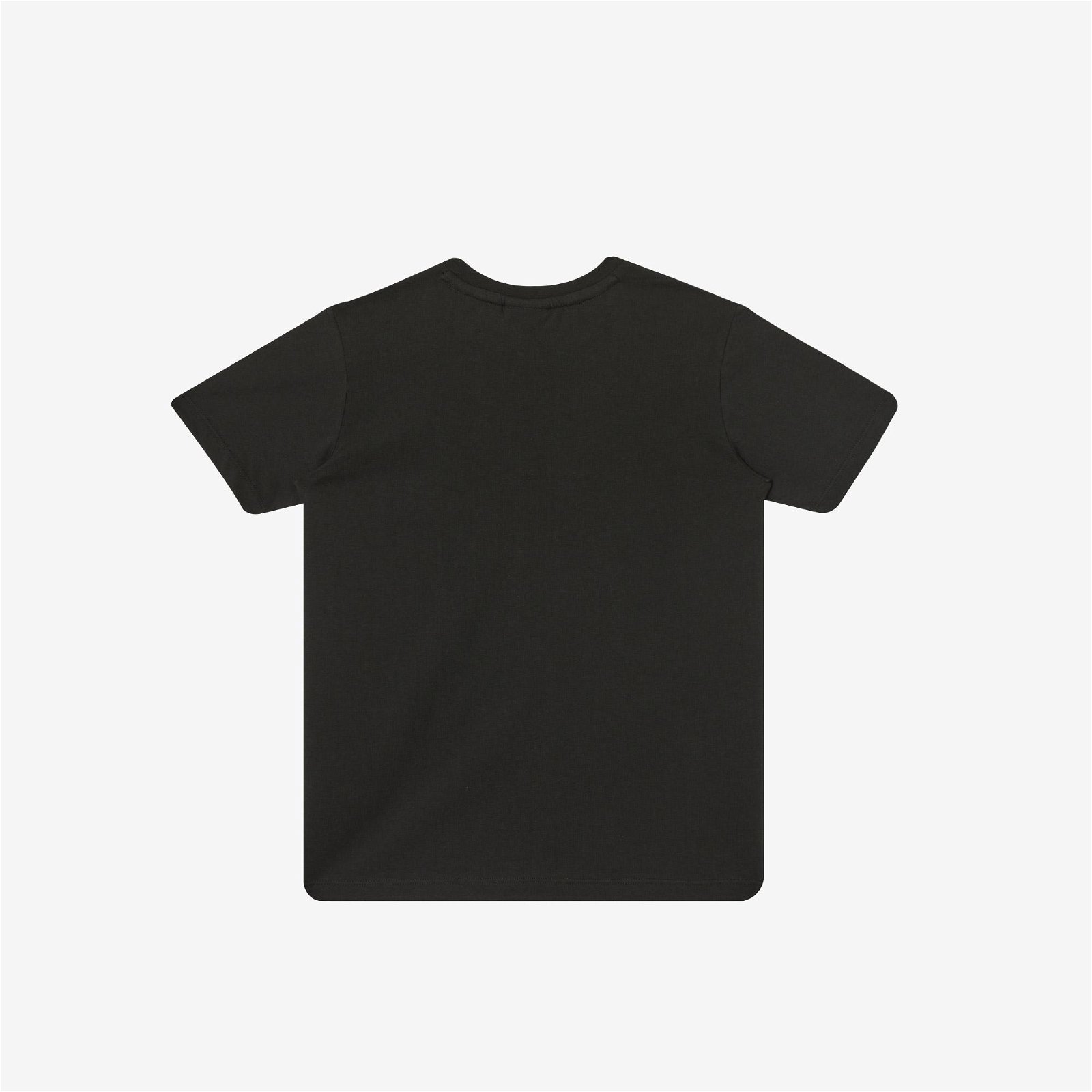 Lacoste Çocuk Bisiklet Yaka Baskılı Siyah T-Shirt