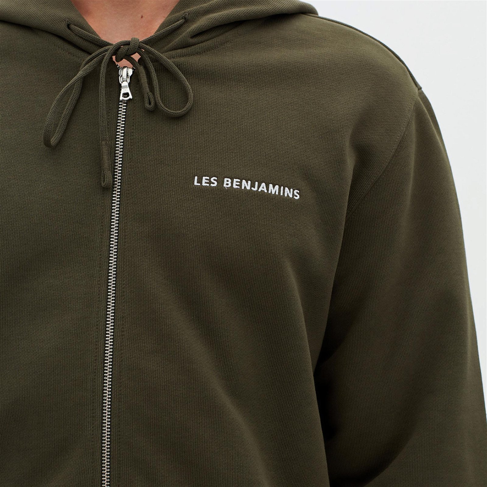 Les Benjamins Essentials Erkek Yeşil Hoodie Sweatshirt