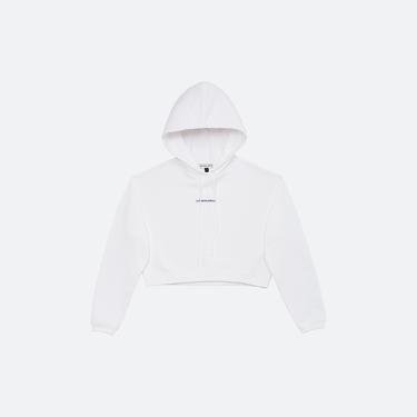  Les Benjamins Essentials Kadın Beyaz Hoodie Sweatshirt
