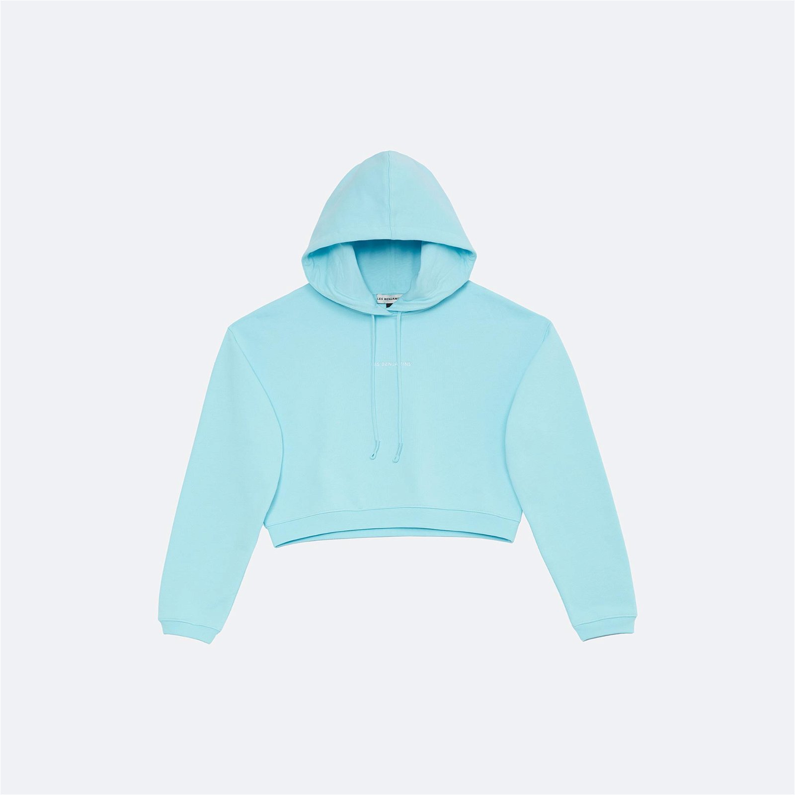 Les Benjamins Essentials Kadın Mavi Hoodie Sweatshirt