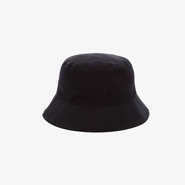  Calvin Klein Technical Logo Bucket Erkek Siyah Şapka