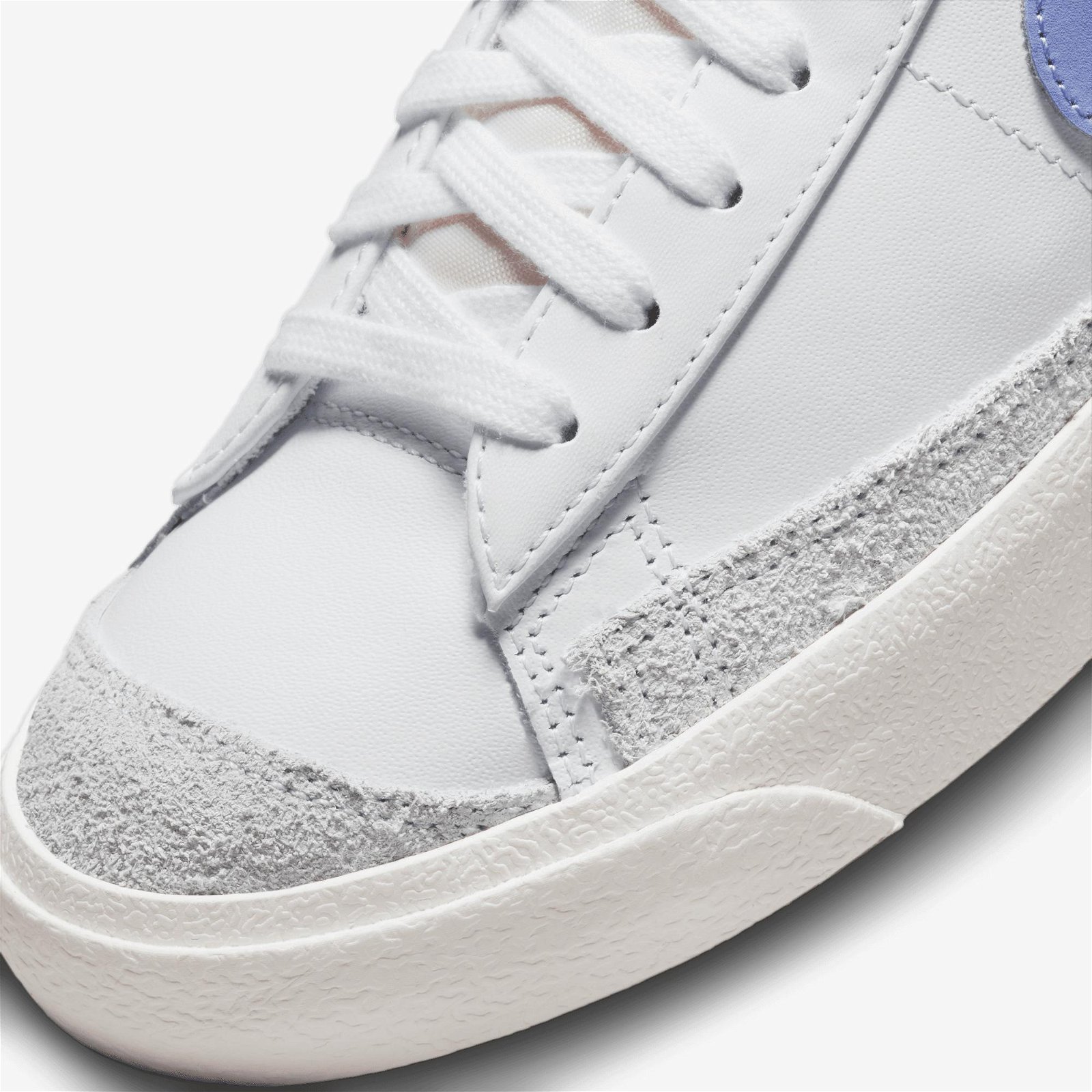 Nike Blazer Mid '77 Kadın Beyaz/Mavi Spor Ayakkabı